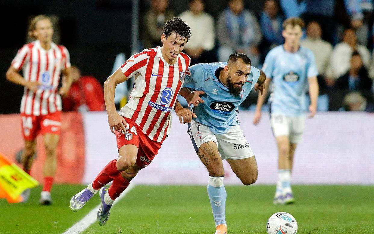 西甲大冷门！巴萨旧将朗格莱驱逐，塞尔塔逼平西甲第5马竞